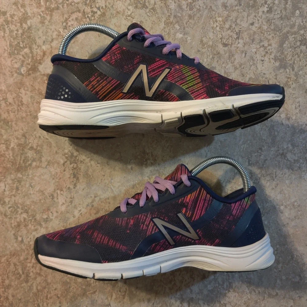 New Balance 711 Shoes Women's 7.5 D Running Gym Comfort Sneakers Rainbow